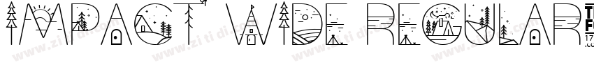 Impact Wide Regular字体转换